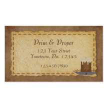 Primitive Candle Business Card