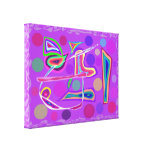 Primitive Purple Gallery Wrap Canvas