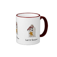 Primitive Snowmen Coffee Mug