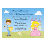 Prince and Princess Birthday Party Invitation