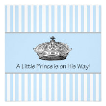 Prince Baby Boy Shower Invite