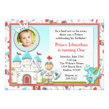 Prince Birthday Party Invitation