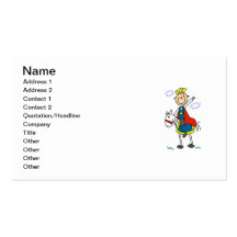Prince Charming on Horse Business Cards
