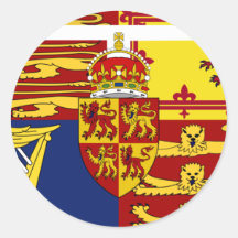 Prince Of Wales, United Kingdom flag Stickers