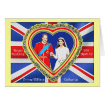 Prince William and Catherine Royal Wedding Cards