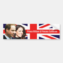 Prince William & Kate Bumper Sticker