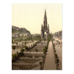 Princes Street, the Castle, and Scott Monument Post Cards