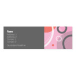 Princess Abstract Profile Card Business Cards