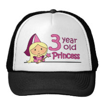 Princess Age 3 Hats