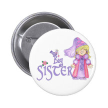 Princess Big Sister Button