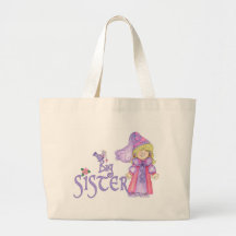 Princess Big Sister Canvas Bags