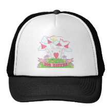 PRINCESS BIG SISTER TRUCKER HATS