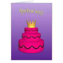 Princess Birthday Card