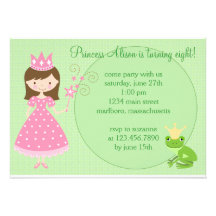 Princess Birthday Party Invitation