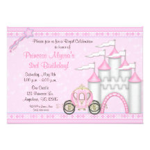 Princess Castle Birthday Invitation