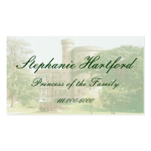 Princess Castle Calling Card Business Card