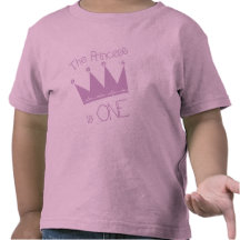 Princess Crown 1st Birthday Tshirts and Gifts