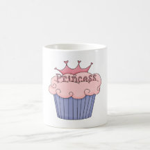 Princess Cupcake Mugs