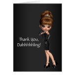 Princess Diva Thank You Cards