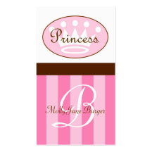 Princess Enclosure Card Business Card Template