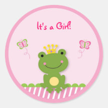 Princess Frog Fairy Tale Envelope Seals Stickers