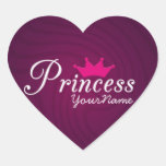 Princess Heart Stickers