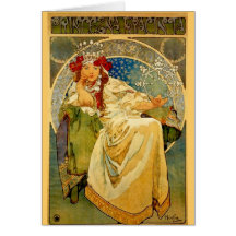 Princess Hyacinth by Mucha Card