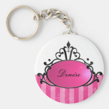Princess Name Filigree Keychains
