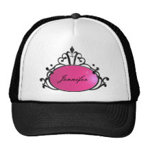 Princess Name Filigree Trucker Hats