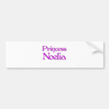 Princess Noelia Bumper Stickers