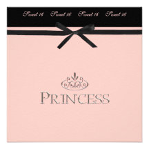 Princess Party Invitation Sweet 16