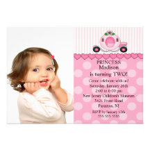 Princess Photo Birthday Invitation