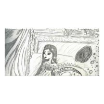 Princess Poem Photo Greeting Card