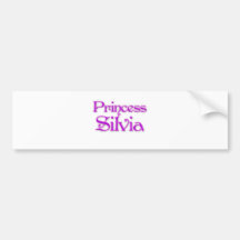 Princess Silvia Bumper Sticker