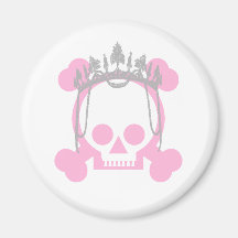 Princess Skull Magnet