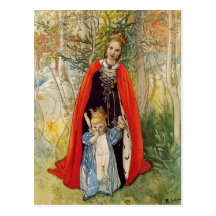 Princess Spring Mother and Daughter Post Card