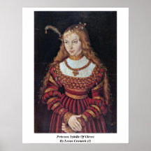 Princess Sybille Of Cleves By Lucas Cranach (I) Poster