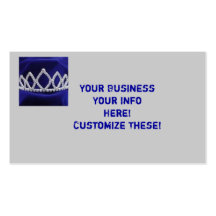 Princess Tiara Business Cards