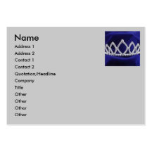 Princess Tiara Business cards Chubby