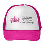 princess trucker hat