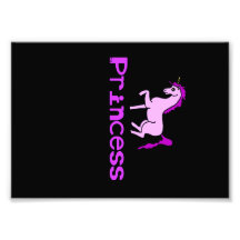 princess unicorn photo print