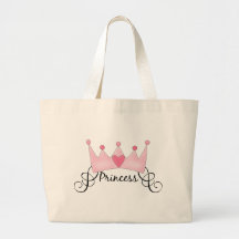 Princess With Crown - Customisable Bags
