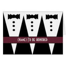 PRINCIPAL SPONSOR Invitation - 3 Tuxedos Card