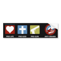 Princples Against Obama Bumper Stickers