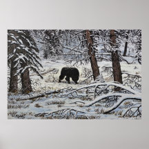Print of "Black Wolf"