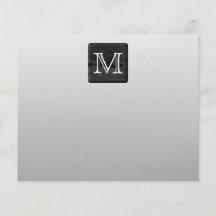 Printed Pattern and Custom Letter. Black and White Full Colour Flyer