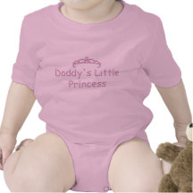 Printed Rhinestone Daddy's Little Princess Tee Shirt