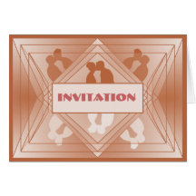 Prisma Collection Deluxe Invitation Pastel Brown Cards
