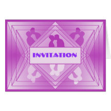 Prisma Collection Deluxe Invitation Pastel Purple Cards