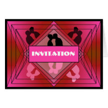 Prisma Collection Deluxe Invitation Rose Tones Greeting Cards